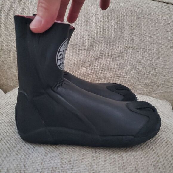 🌊 RIP CURL 🌊 NEW! Rubber Soul Plus 3MM Split Toe Surf Booties -[Size 6, Black] - Picture 10 of 15